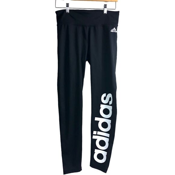 Adidas Climalite Black Leggings - Picture 2 of 13